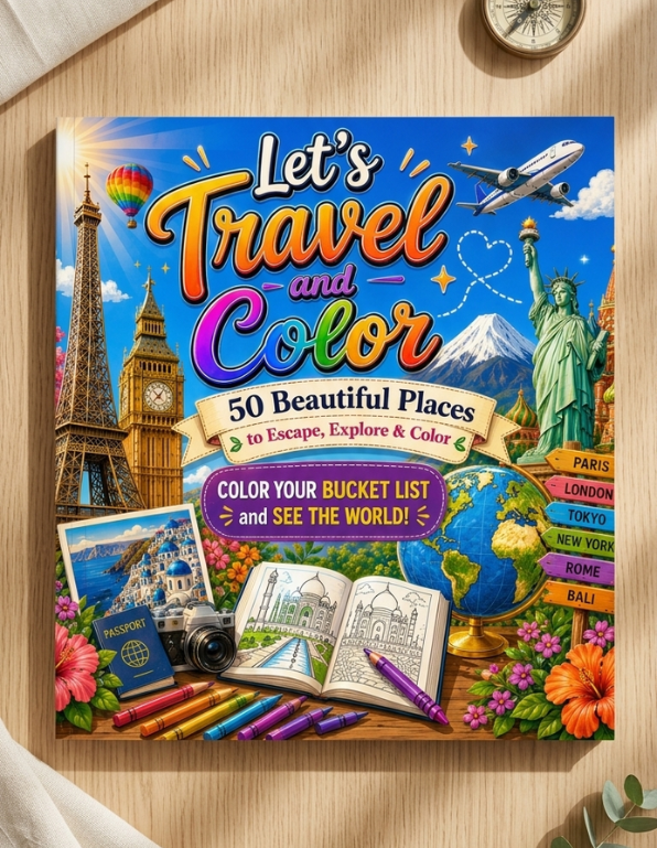 Let's Travel and Color