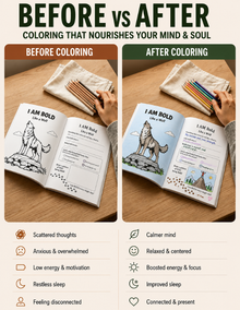 Animal Affirmations Coloring Book for Kids - Build Confidence