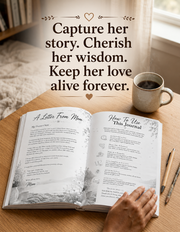 Mom Tell Me Your Life Story | Memory Journal Gift