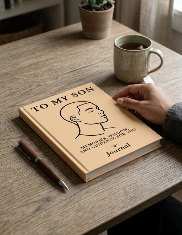 To My Son Guided Keepsake Journal