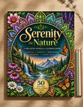 Serenity in Nature — A Relaxing Mandala Coloring Book
