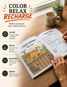 Animal Affirmations Coloring Book for Kids - Build Confidence
