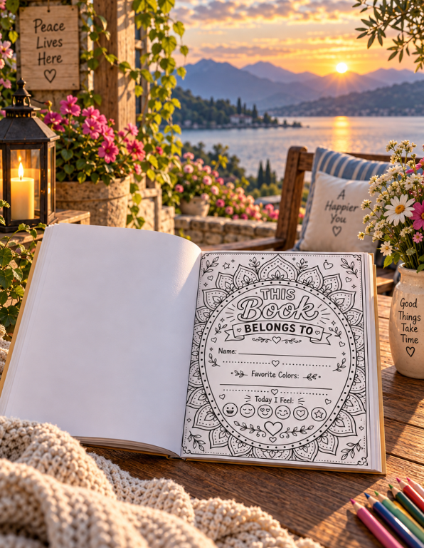 Positive Vibes Mandalas: An Uplifting Affirmation Coloring Book