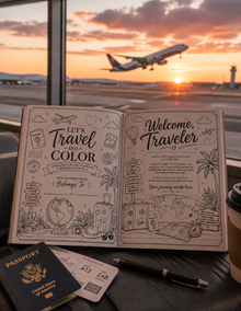 Let's Travel and Color