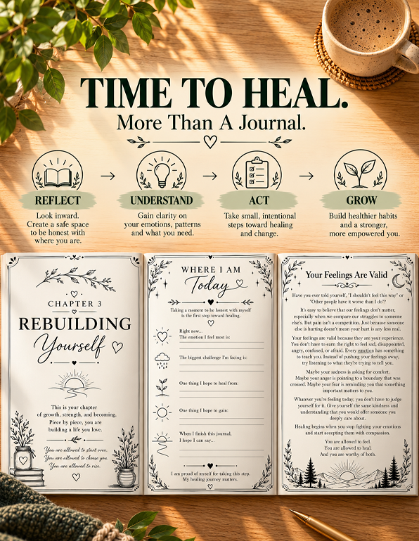 Time to Heal: A Guided Journal for Healing & Self-Reflection