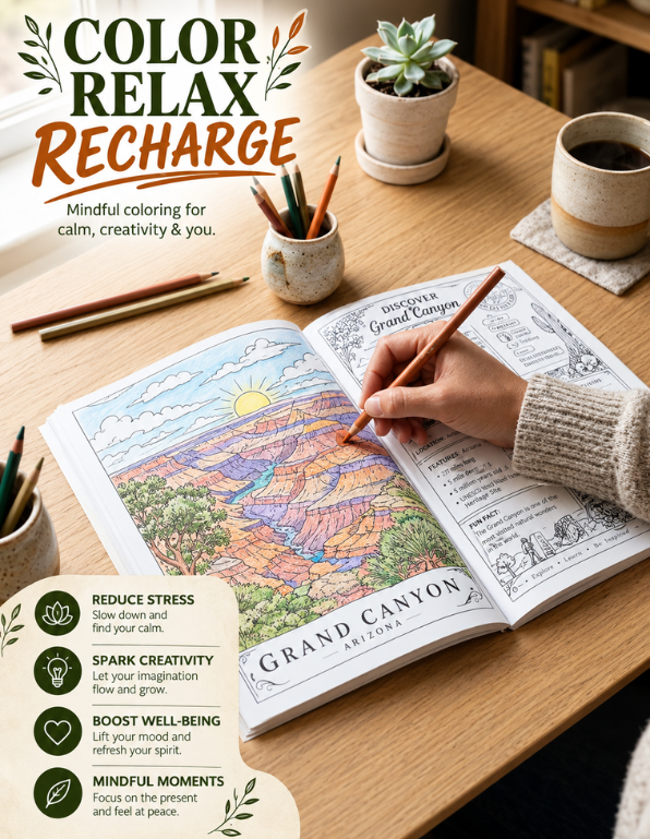 Let's Travel and Color