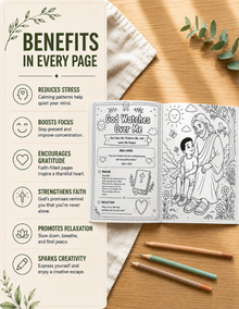 God's With Me Prayer Coloring Book for Kids