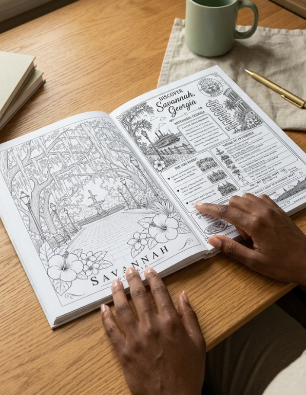 Let's Travel and Color