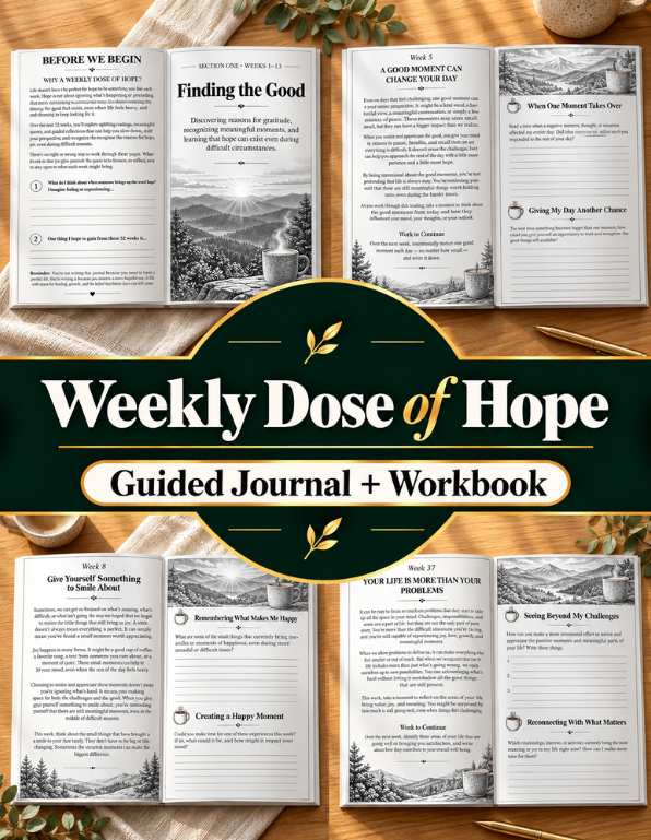 Your Weekly Dose of Hope Guided Journal