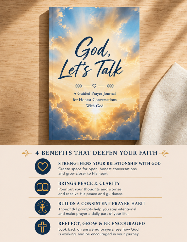 God, Let’s Talk! A Guided Prayer Journal for Honest Conversations With God
