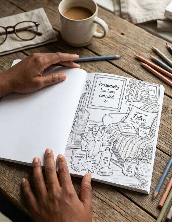 Not Today - A Coloring Book for People Who’ve Had Enough Today