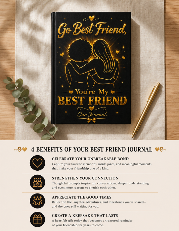 Guided Friendship Memory & Keepsake Journal