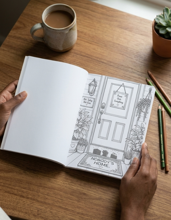Not Today - A Coloring Book for People Who’ve Had Enough Today