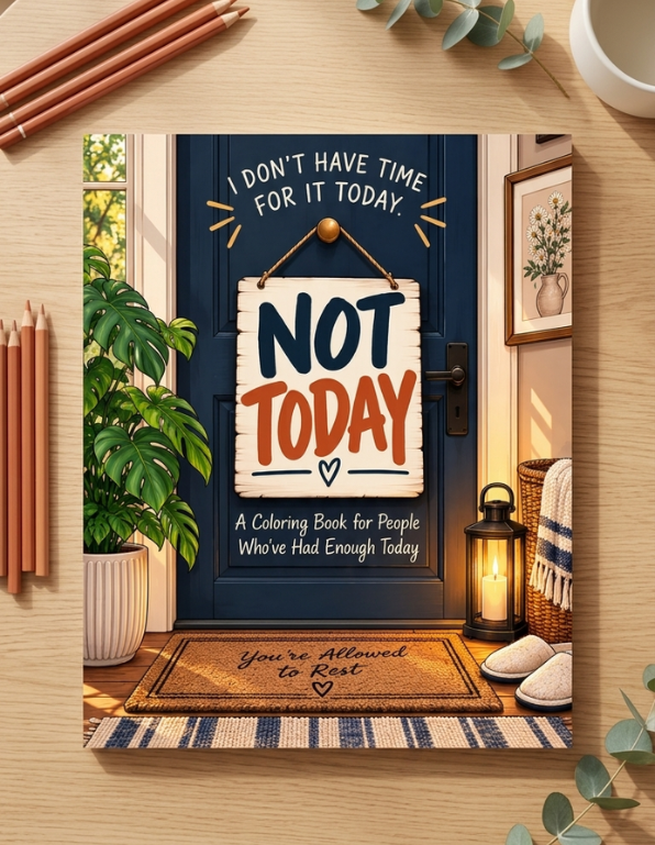 Not Today - A Coloring Book for People Who’ve Had Enough Today