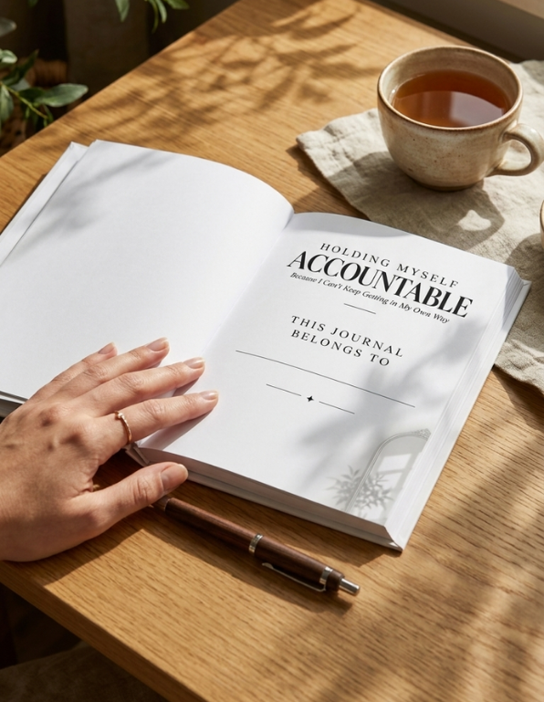 Holding Myself Accountable: A Journal for Getting Out of My Own Way
