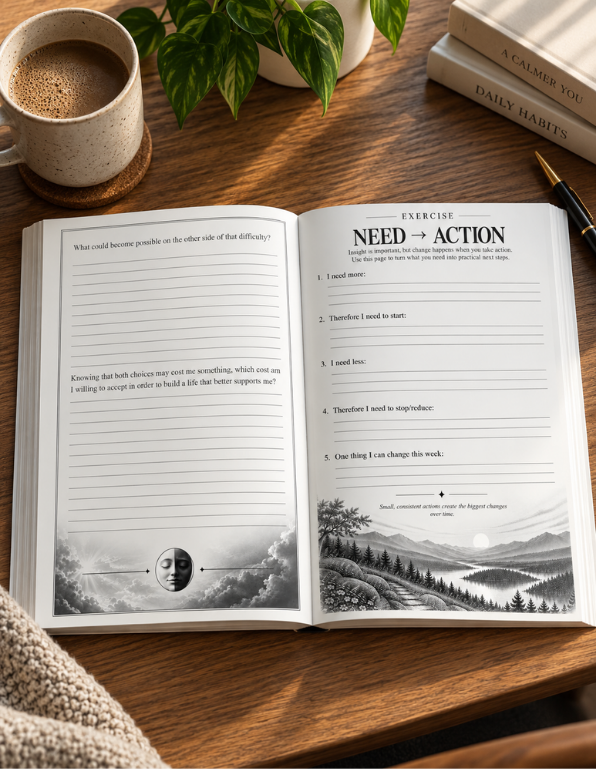Start Going for What You Need, Not Only What You Want: A Guided Journal