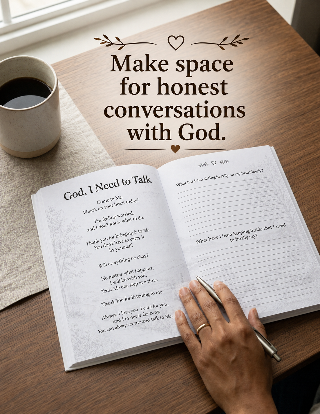 God, Let’s Talk! A Guided Prayer Journal for Honest Conversations With God
