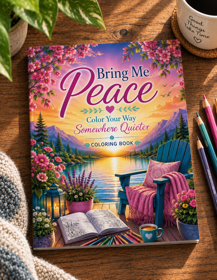 Bring Me Peace: A Coloring Book for Quiet Moments