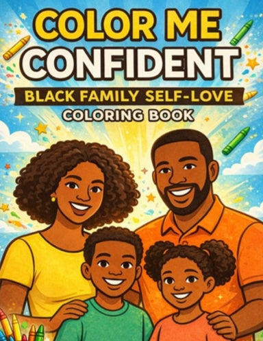 black family coloring book front cover