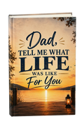 Dad Tell Me What Life Was Like For You – Guided Memory Journal, Life Lessons & Legacy Keepsake