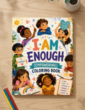 I Am Enough – Empowering Coloring & Activity Book for Kids