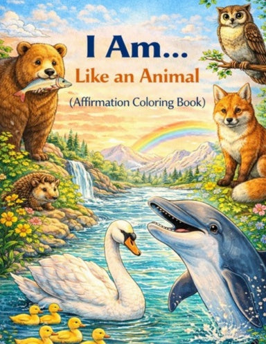 Animal coloring book cover