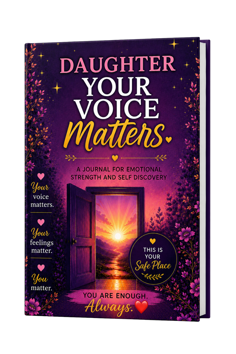 Daughter, Your Voice Matters — Guided Emotional Reflection Journal for Girls & Teens
