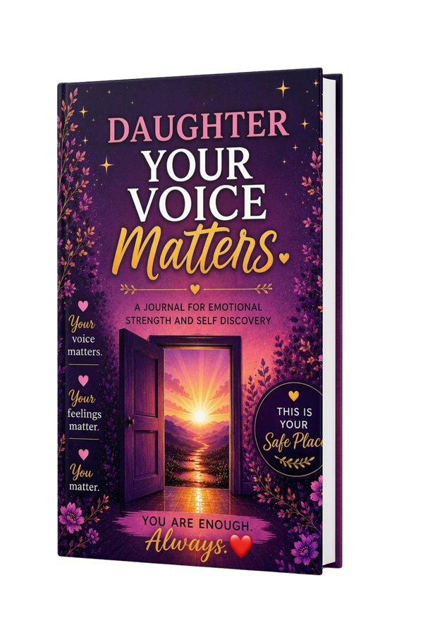 Daughter, Your Voice Matters — Guided Emotional Reflection Journal for Girls &amp; Teens