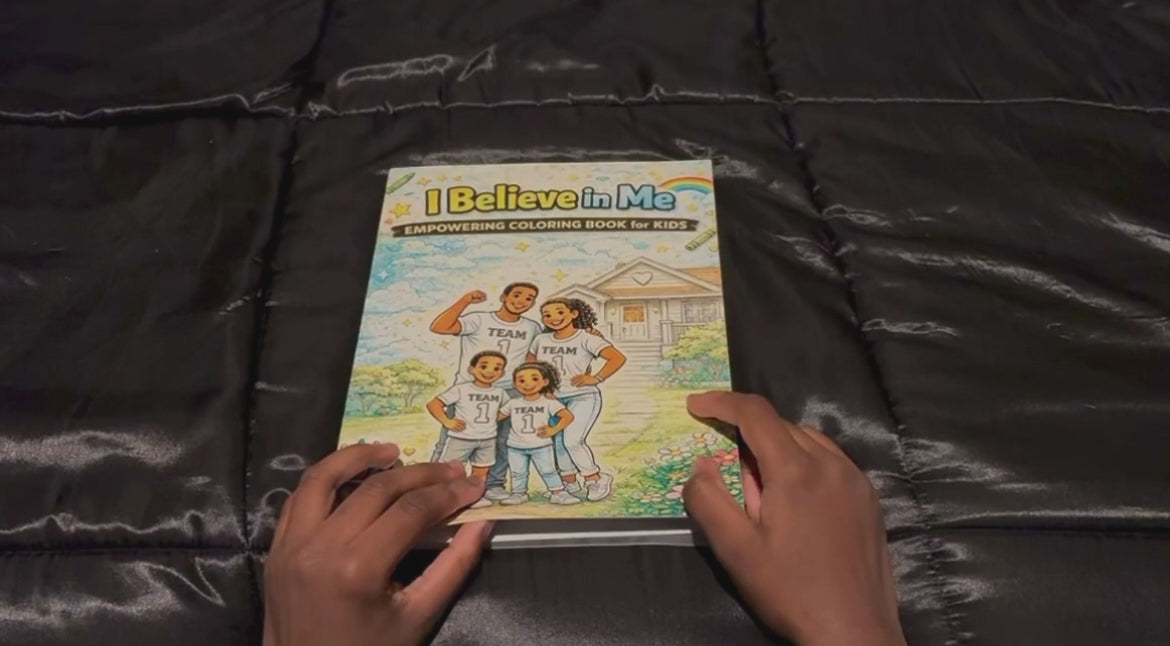 I Believe in Me Kids Coloring Book - Self-Worth Activity